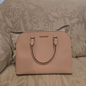 Michael Kors Cindy Dome Satchel Pink